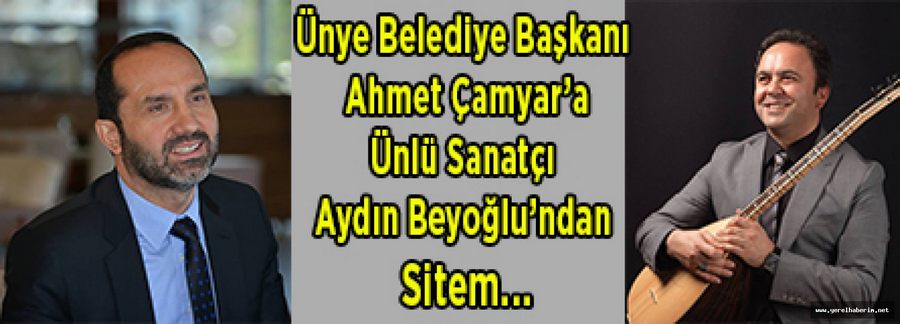 Ahmet Çamyar’a Ordulu Sanatçılardan Sitem…