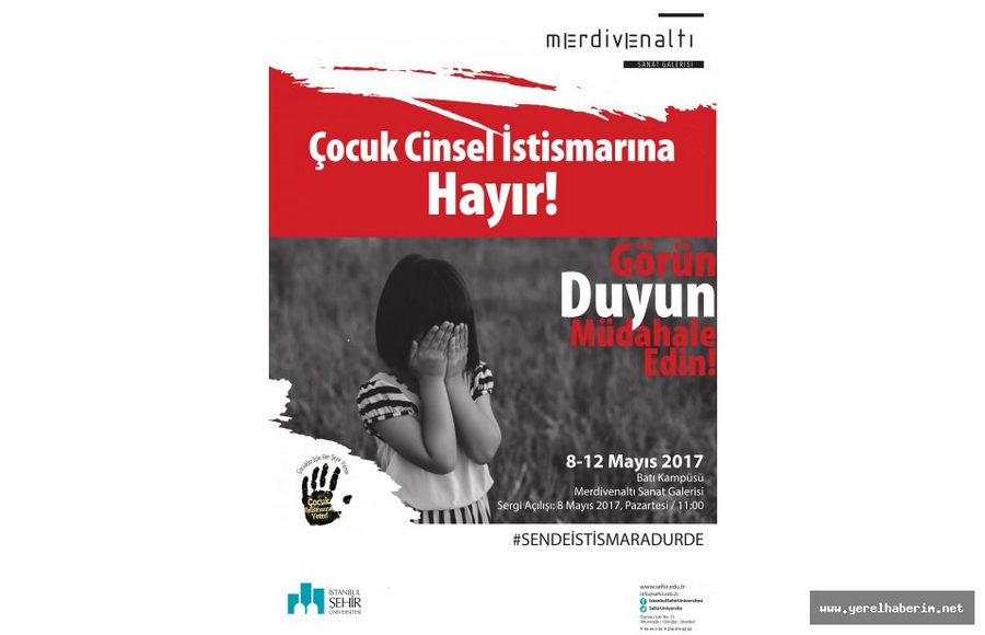 ‘Çocuk Cinsel İstismarına Hayır’ Sergisi Açıldı