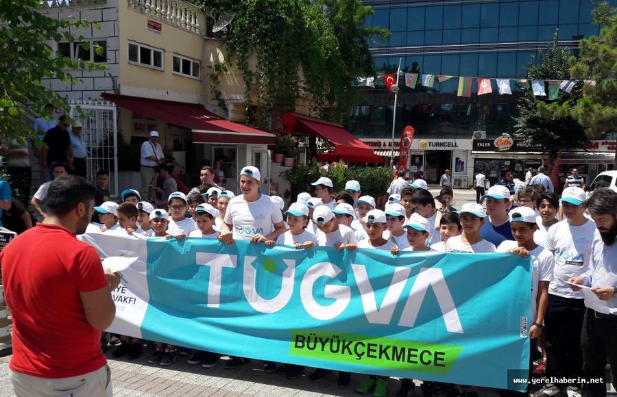 TÜGVA Büyükçekmece'den İsrail Protestosu