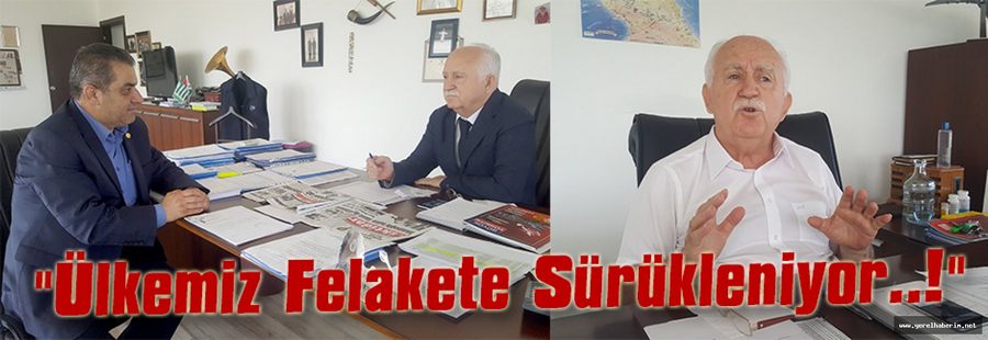 Abdullah Teber Korkuttu; Sonumuz Felaket..!