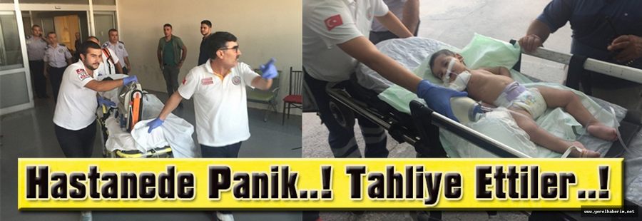 Hastanede Panik Anları; Tek Tek Tahliye Ettiler..!