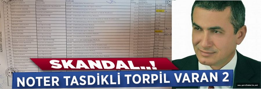 Noter Tastikli Torpil..! Varan 2..!