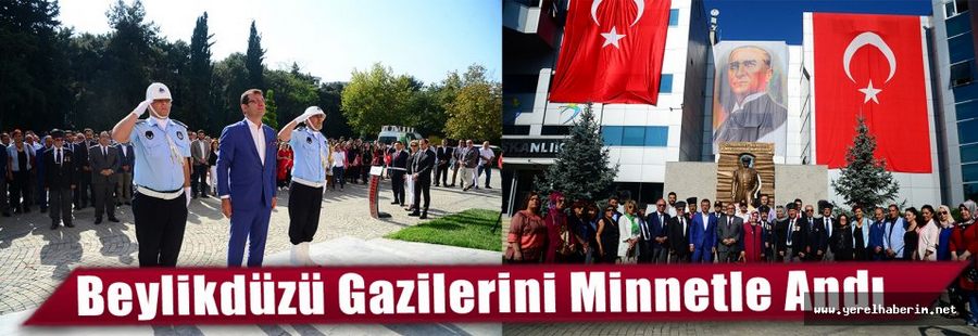 Beylikdüzü Gazilerini Minnetle Andı