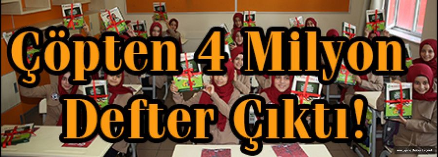 Çöpten 4 Milyon Defter Çıktı!