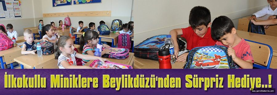 İlkokullu Miniklere Beylikdüzü'nden Sürpriz Hediye..!