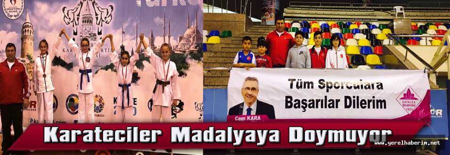 Karateciler Madalyaya Doymuyor..!