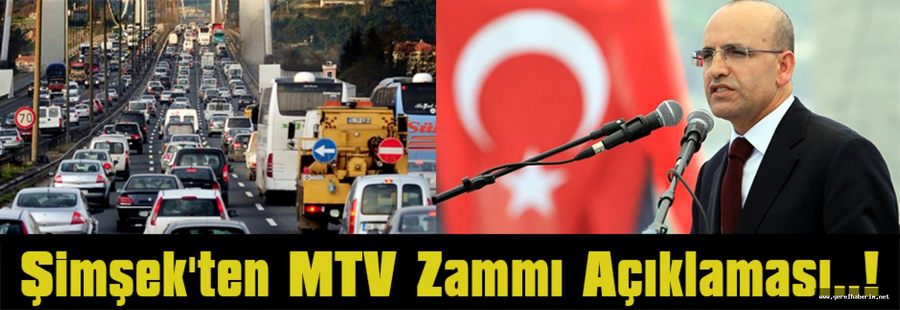 Mehmet Şimşek'ten MTV Zammı Açıklaması..!