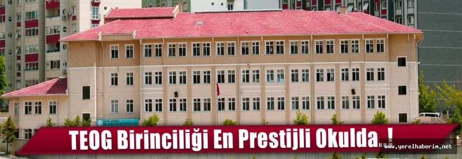 TEOG Birinciliği En Prestijli Okulda..!