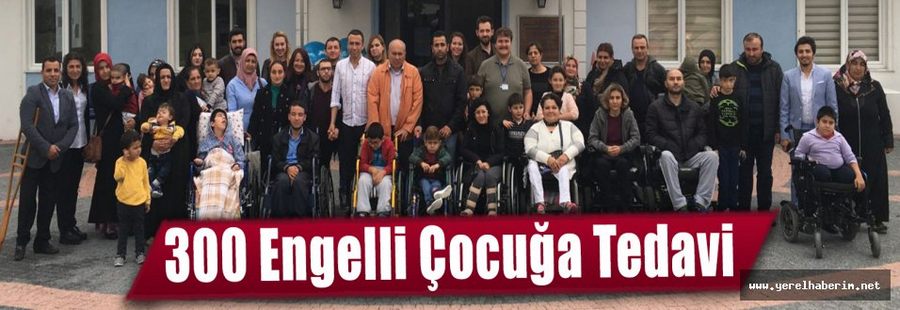 300 Engelli Çocuğa Tedavi