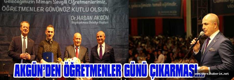 Akgün'den Öğretmenler Günü Çıkarması...