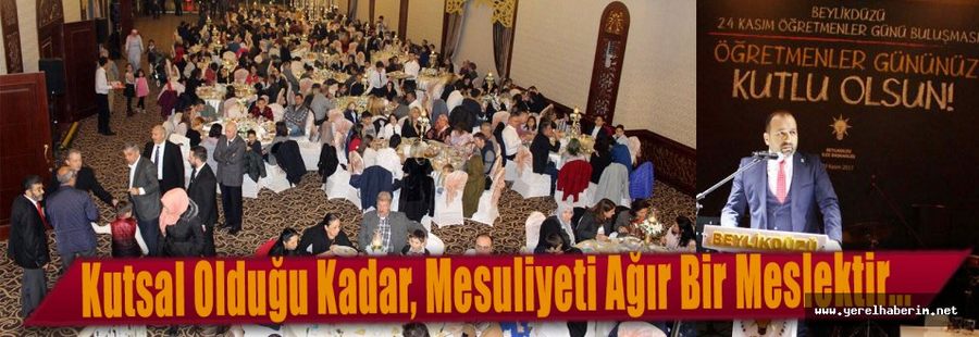 Kutsal Olduğu Kadar, Mesuliyeti Ağır Bir Meslektir