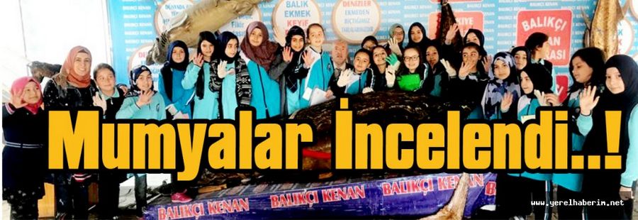 Minik Öğrenciler Mumyaları İnceledi..!