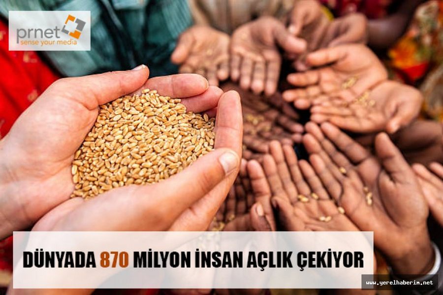 Dünyada 870 Milyon İnsan Açlık Çekiyor..!