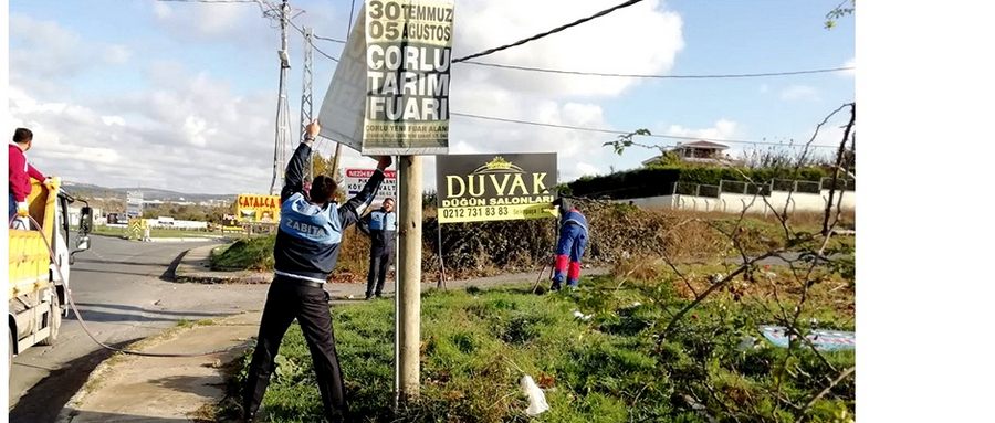 Çatalca'da Görüntü Kirliliğine Yer Yok