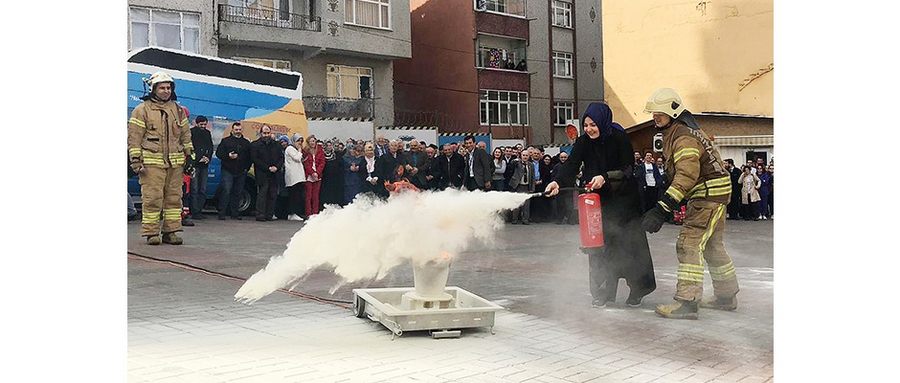 Belediye'den Yangın Tatbikatı