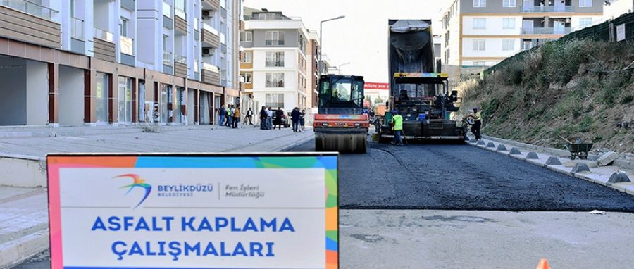 Beylikdüzü'nde 40 Bin Ton Asfalt Yapılacak..!