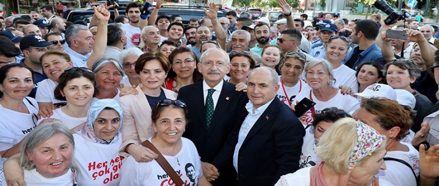 Kılıçdaroğlu Partilerin Seçim Çadırlarını Gezdi