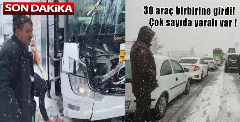 İstanbul istikameti trafiğe kapatıldı