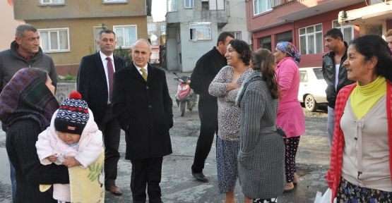 Akgün Evi Yanan Vatandaşa Yardım Etti