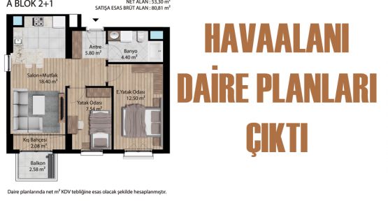 Havaalanı Daire Planları Çıktı