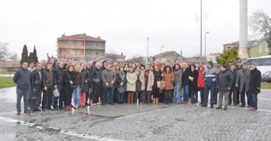 Işıklar, Ekibiyle Birlikte İlçeyi Gezdi