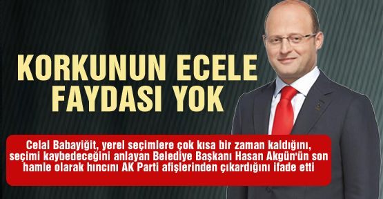 KORKUNUN ECELE FAYDASI YOK