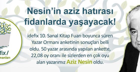 Nesin’in aziz hatırası fidanlarda yaşayacak