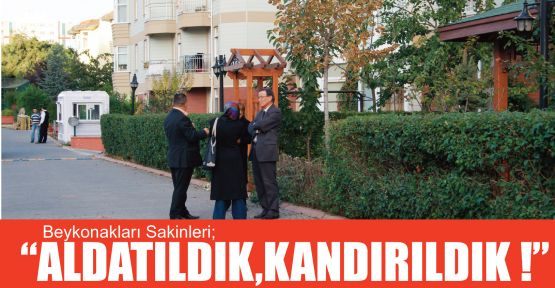 Beylikdüzü BEYKONAKLARI; Site Sakinleri İsyanda.... 