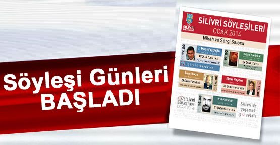 Söyleşi Günleri Başladı