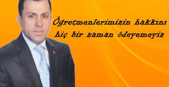 Turan: Öğretmenlerimize minnettarız