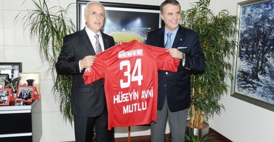 Vali Mutlu, Beşiktaş Spor Kulübü’nü ziyaret etti