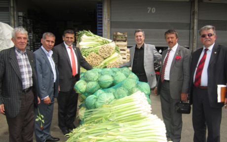 Ziraat Odalarından Hal Müdürü’ne Ziyaret